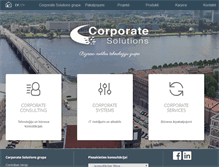Tablet Screenshot of csolutions.lv